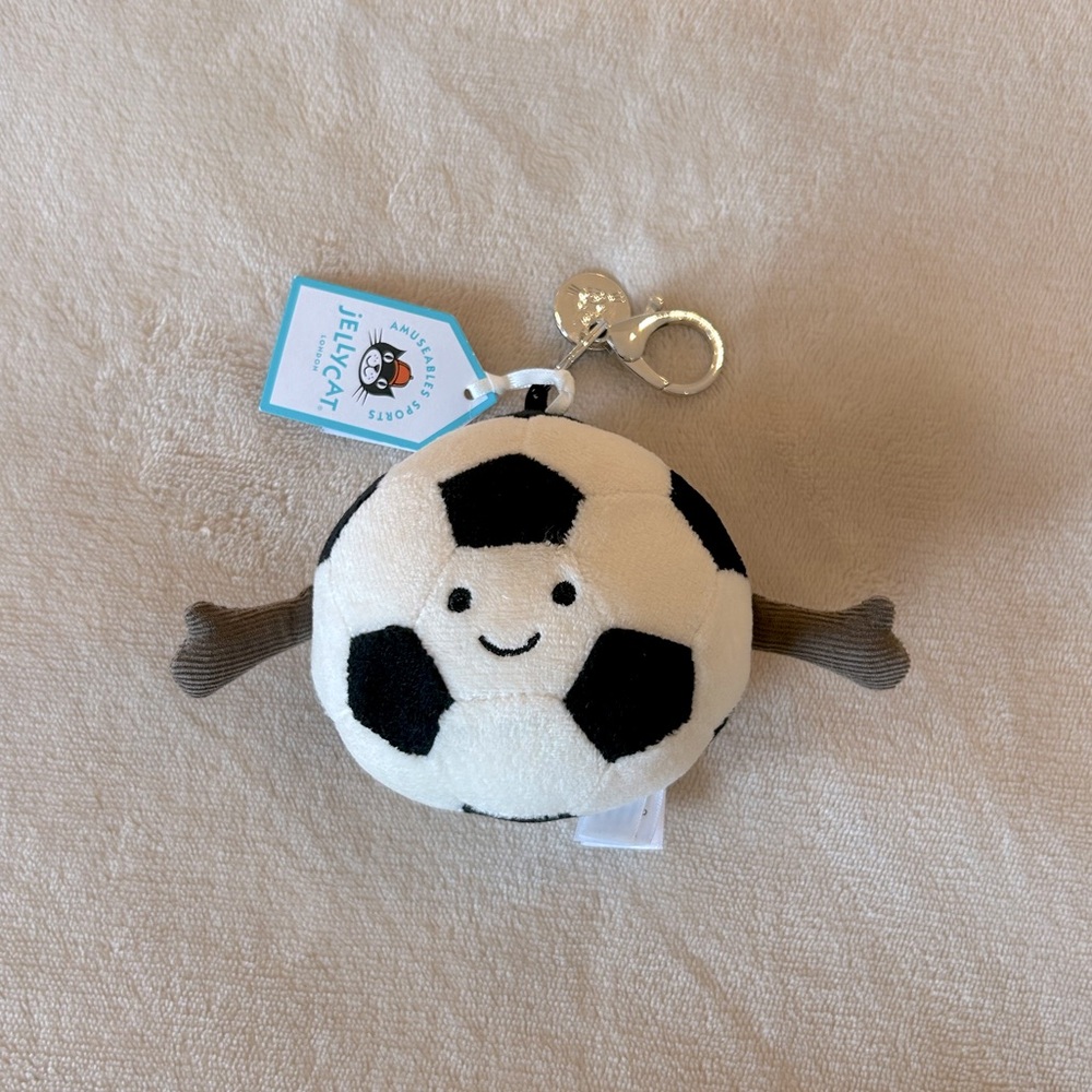 Jellycat Soccer Ball Bag Charm
